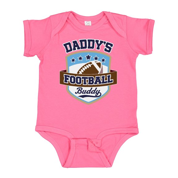 Inktastic Daddy Football Buddy Boys or Girls Baby Bodysuit