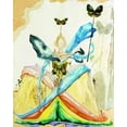 thumbnail image 1 of Dali Queen Of Butterflies - CANVAS OR PRINT WALL ART, 1 of 1