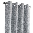thumbnail image 3 of Loft Living Parrie Blackout Grommet Indoor Curtain 52 x 63 in Silver, 3 of 6