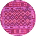 thumbnail image 1 of Ahgly Company Indoor Round Persian Pink Traditional Area Rugs, 3' Round, 1 of 4
