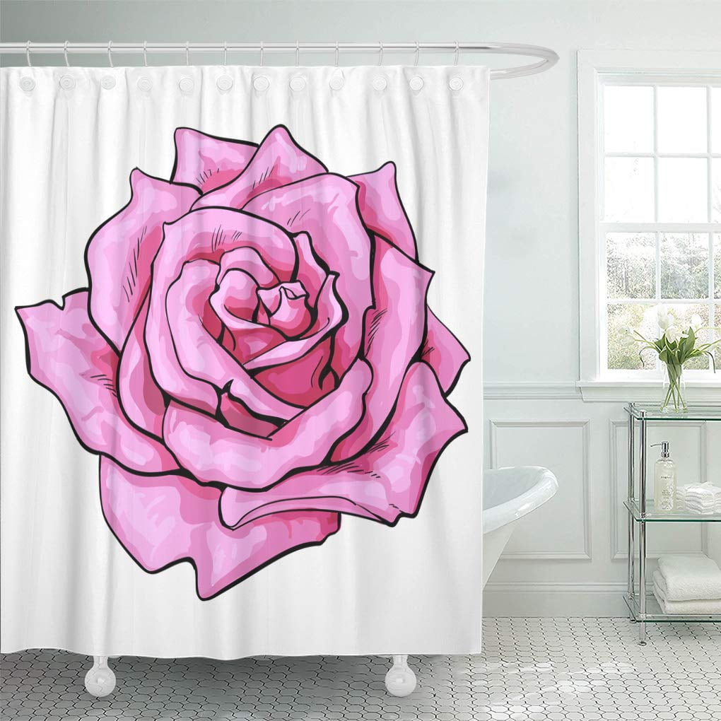 open top shower curtain