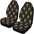 thumbnail image 1 of ABPHQTO Juego de 2 fundas para asientos de coche Fleur De Lis y Tree of Life Protector universal para asientos delanteros de coche apto para coche, SUV sedán, camión, 1 of 3