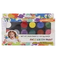 thumbnail image 2 of Pintura facial 12 colores pintura DIY operación Simple grado alimenticio ligero portátil Kit de pintura facial para niños y adultos ANGGREK Otros, 2 of 8