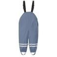 thumbnail image 3 of Rain Pants for Kids Kids Waterproof Jumpsuit Puddle-Dry Rain Pants For Toddlers Lightweight Camping Hiking Hunting Suspender Trousers Overalls For Little Boys, 3 of 4