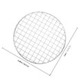 thumbnail image 2 of PENIKOKO Grill Net Round Cooking Grate Silver Metal For Outdoor Cooking 1Set, 2 of 8