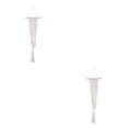 thumbnail image 2 of Thinsony Lightweight And Portable Macrame Planter Wall Hanging Basket Versatile Solution white 22-1 2Set, 2 of 6