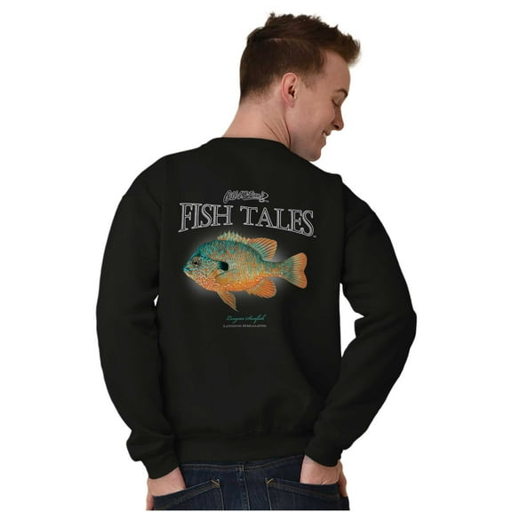 Gill McFinn Fisherman Sunfish Fishing Unisex Plus Fleece Graphic Sweatshirt Brisco Brands 2X