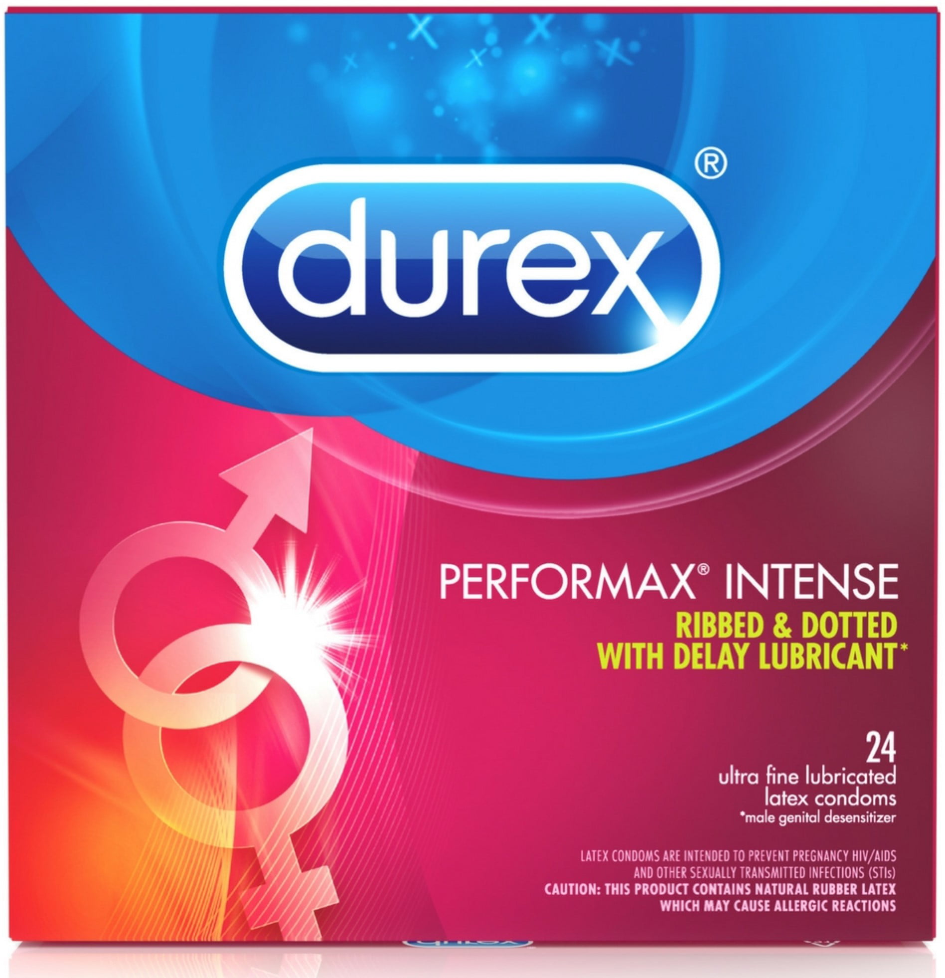 durex intense 6 pack ribbed and dotted lubricated condoms