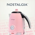 thumbnail image 2 of Nostalgia 1.7L Electric Kettle, 1500W Stainless Steel Electric Water Kettle with Strix Thermostat, Pink, 2 of 7