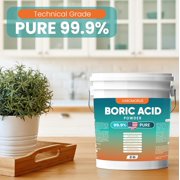 Boric Acid Powder 8 lb – 99.9% Pure Fine Powder, Technical Grade