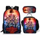 thumbnail image 3 of Stranger Things Mochila con estampado 3D, bolsa de almuerzo, estuche para lápices, conjunto de tres piezas, bolso de doble hombro para uso escolar y en viajes, 3 of 5
