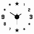 thumbnail image 1 of Reloj De Pared O Escritorio Black Star Mute Diy, 1 Pieza, 40, 1 of 7