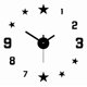 thumbnail image 1 of Reloj De Pared O Escritorio Black Star Mute Diy, 1 Pieza, 40, 1 of 7