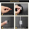 thumbnail image 4 of 50 clips para cables adhesivos 3M duraderos, organizador de cables, organizador de cables, 4 of 4