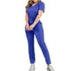 thumbnail image 4 of Traje Elástico de las Mujeres, Manga Corta Delgada Estirable Y Pantalones Cortos para Uso Casual Y Casero, Ligero Y Transpirable Vestido Suelto, 4 of 7
