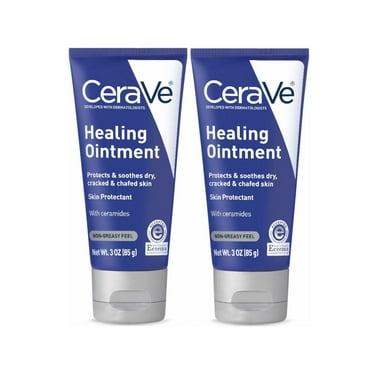 CeraVe Body Moisturizing Healing Ointment Skin Protectant, 3oz, 2-Pack