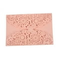 thumbnail image 2 of 60Pcs/Set Delicate Carved Butterflies Romantic Wedding Party Invitation Card Envelope Invitations for Wedding:Pink, 2 of 8