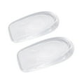thumbnail image 2 of Guardurnaity 2 uds plantillas transparentes para aumentar la altura zapatos de realce interior de piel sintética talón medio cojín Calzado Hombres 1cm, 2 of 6