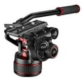thumbnail image 4 of Manfrotto 3-Section Carbon Fiber Twin Leg Tripod with Nitrotech 608 Fluid Video Head and Mid-Level Spreader, 4 of 5
