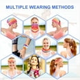 thumbnail image 5 of 6 Pack Neck Gaiter Elastic Balaclavas Face Mask Versatile Bandana for Men Women, 5 of 8
