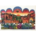 thumbnail image 4 of Amram Ebgi "Sunset in Jerusalem" FRAMED Signed & # Art Generic, 4 of 6