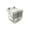 White, variant on Bird Feeder Bath Tub Combo, Hanging Cage Bowl 7.28 x 6.89 x 6.69 in