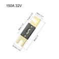 thumbnail image 2 of Uxcell 150Amp ANL Fuse DC 32 Volt for Automotive Car Audio Amplifier Inverter Replacement Metal Black 5pcs, 2 of 5