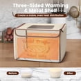 thumbnail image 2 of Folding Bread Proofing Box with 50-113℉ Temp  & 48H Timer, Dough Proofer with Metal Rack, Humidor, Recipes, Ideal for Sourdough, Bread Baking, Pizza, Yogurt, Kombucha, Precise, 2 of 9