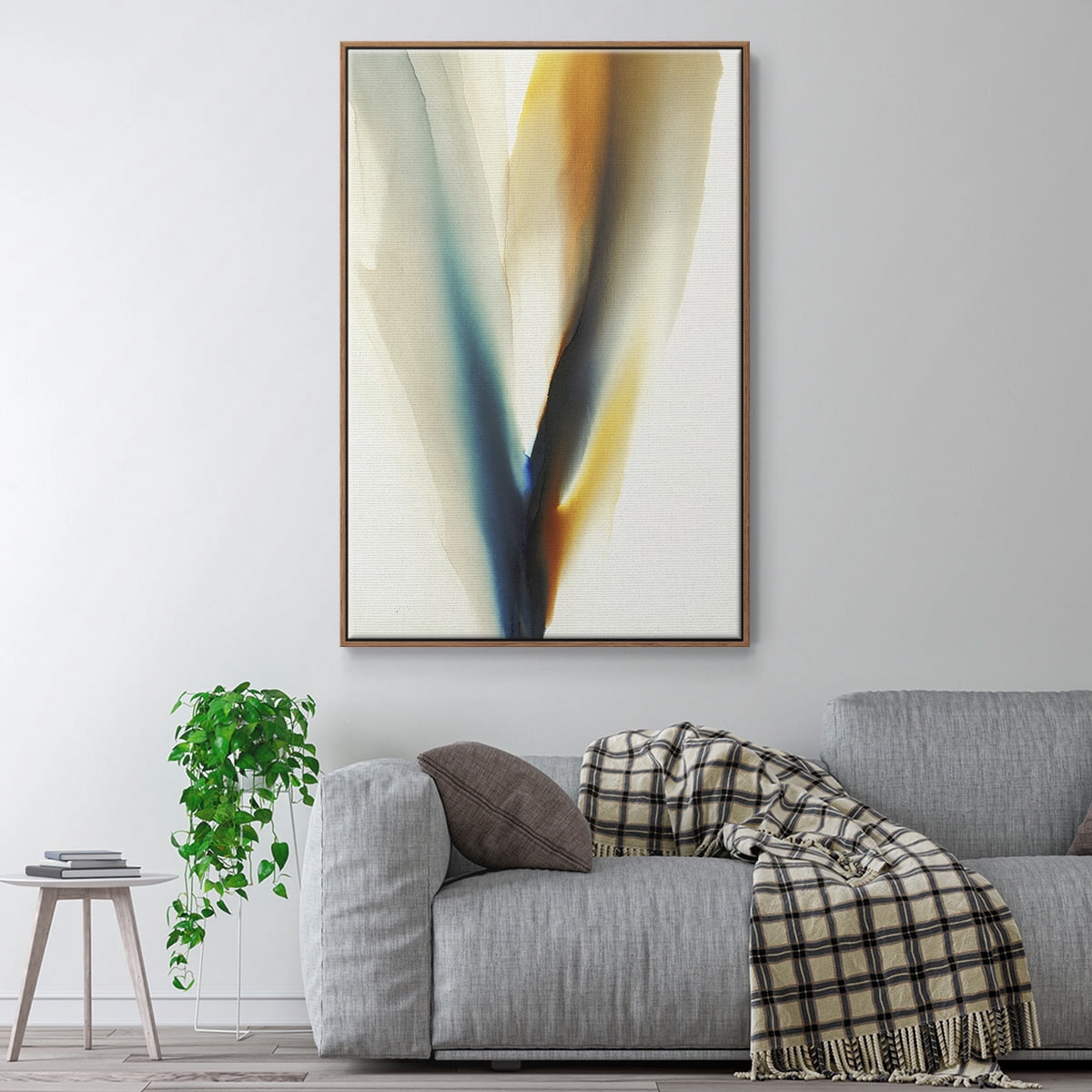 Surreal Tendencies Framed Premium Gallery Wrapped Canvas - Ready to Hang - 27 x 41 - Walnut Floating Frame