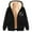 Black, variant on Wancir Women's Winter Warm Fleece Jackets Thick Sherpa Lined Zip up Hoodies Heavyweight Sweatshirt Coat