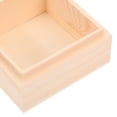 thumbnail image 3 of BESTYASH 2Pcs Mini Storage Box With Lid Square Khaki 8.00X8.00X4.50Cm Wood For Office Use And Families, 3 of 7