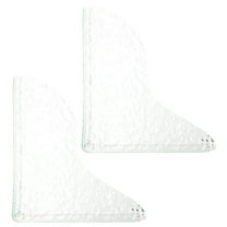 WHAMVOX Shower Splash Guard for Home Acrylic Transparent Excellent Leak Proof Design Fits Most Styles 2pcs