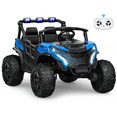 thumbnail image 4 of TOKTOO 24 Volt Ride on Toy for Big Kids, 24V Ride Ons with 4 Power EVA Wheels, 24V 2 Seater Battery Powered Ride on UTV Car, 4WD, 800W, 5.1 Mph, Kid Electric Car with Remote Control, Aged 3-8Y, Blue, 4 of 11