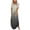 Gray, variant on Maxi Dresses Sevevn Women's Maxi Dresses Summer Casual Rounk Neck Short Sleeve Slit Vacation Beach Long Dress