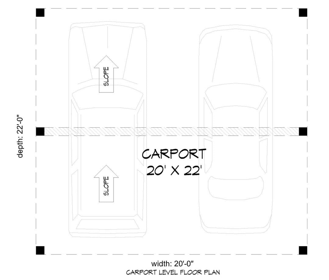 763-4401: Carport 0 Bed, 0 Bath Luxury Home Plan, 0 Sq Ft: Full Blueprints with License to Build by Home Plan Marketplace - Lesuto