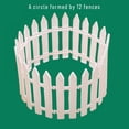 thumbnail image 5 of White Decorative Fence Christmas Scenery Fence Can be assembled freely PVC material, 5 of 10
