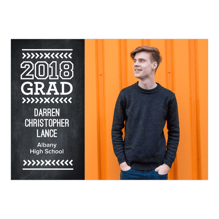 Graduation Name Cards - Modern Type Graduation Announcement
