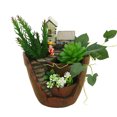 thumbnail image 2 of Neinkie Flower Pots,Flower Pots with Drainage,Resin Plant Flower Pot,Flower Arrangement Container,Hat Flower Pot Gardening Flower Pot, 2 of 7