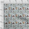 thumbnail image 2 of oneOone Cotton Cambric Light Gray Fabric Camping Diy Clothing Quilting Fabric Print Fabric By Yard 42 Inch Wide, 2 of 6