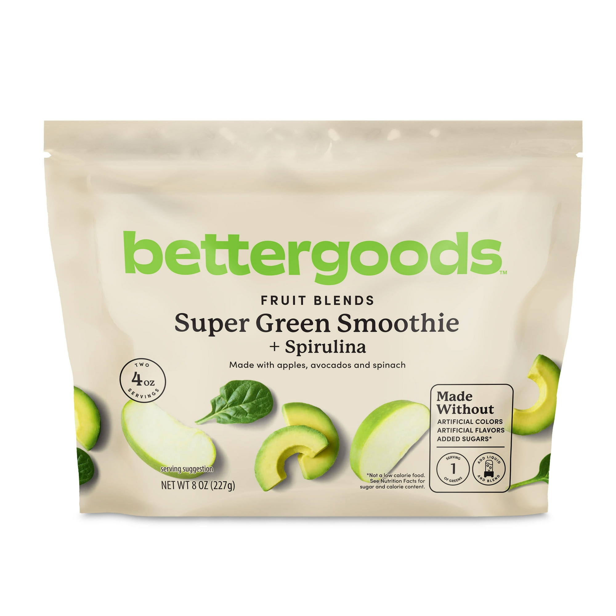 bettergoods Super Green + Spirulina Smoothie Mix, 8 oz