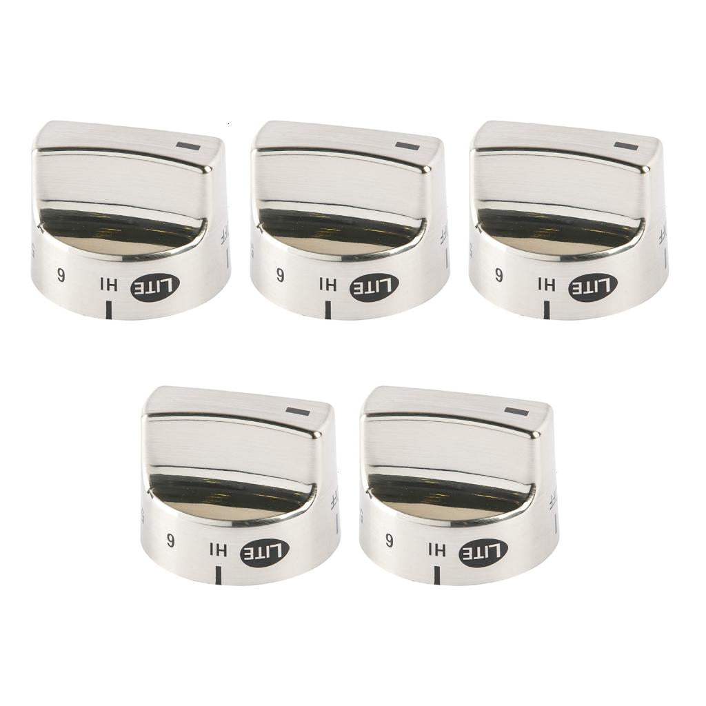 5Pcs Modern Gas Range Knob Replacement for 1062940 AH979119 EA979119 PS979119 79075403501 Gas Stove Accessories