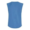 thumbnail image 4 of ADSSDQ Mens Sleeveless Tank Tops Workout Athletic Muscle Gym Shirt Casual Summer Beach T Shirts Blue S, 4 of 5
