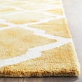 thumbnail image 3 of Safavieh Dip Dye Altan Distressed Wool Area Rug, Gold/Ivory, 9' x 12', 3 of 7