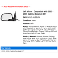 thumbnail image 2 of Left Mirror - Compatible with 2003 - 2006 Cadillac Escalade EXT 2004 2005, 2 of 2