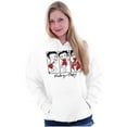 thumbnail image 3 of Betty Boop Feeling Sassy Cartoon Hoodie Sweatshirt Women Brisco Brands S, 3 of 4