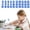 Blue, variant on 30 PCS Numbered Pencil Toppers 1-30, Silicone Pencil Tip Protectors, Reusable Classroom Pencil Labels for Teachers, Pencil Tracking Markers for Supply Stations and Class Organization (Light Blue)