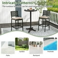 thumbnail image 6 of Costway 24” Patio Round Bar Table with Carved Texture for Garden Backyard Balcony, Poolside, 6 of 10