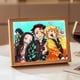 thumbnail image 2 of Lámpara de luna con pintura de luz de anime Kyojuro Rengoku Kimetsu Demon Slayer, marco de fotos LED para arte de pared de habitación, decoración de Hoom No Yaiba, regalos, 2 of 5