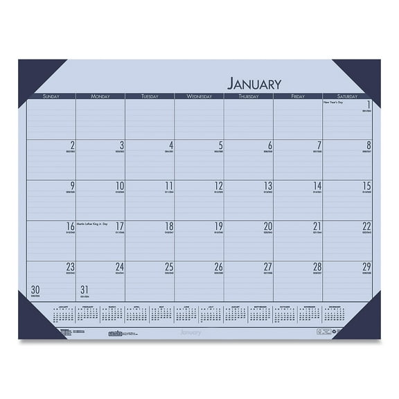 2024 House of Doolittle 22 x 17 EcoTones Recycled Monthly Desk Pad Calendar(HOD12473)