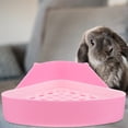 thumbnail image 4 of Shisuyan Bunny Litter Box Pet Toilet Triangle Potty Trainer Corner Litter Bedding Box, 4 of 9